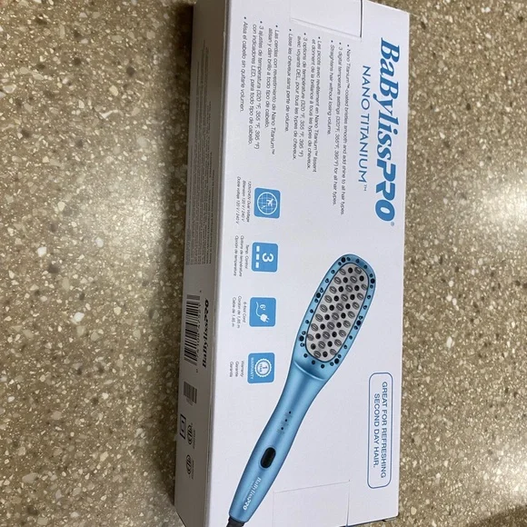 BabylissPro Thermal Paddle Brush Nano Titanium - Picture 3 of 3